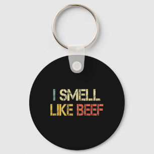 Funny Retro I blöder som kött meme Steak Kött Smok Nyckelring