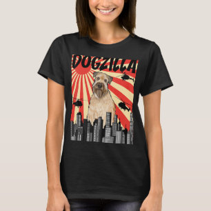 Funny Retro japansk Dogzilla Soft Jackat Wheaten T Shirt