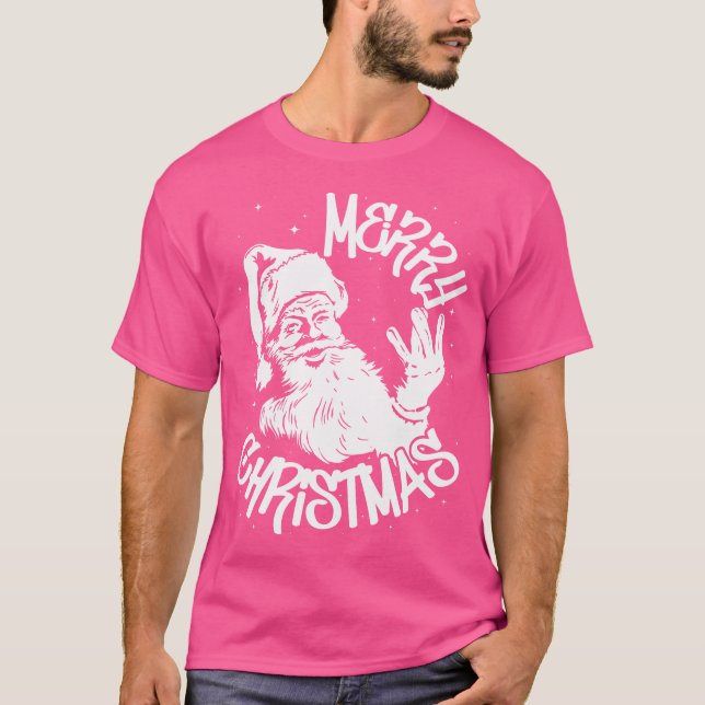 Funny Retro jul Homies Westside Väster Kusten H T Shirt (Framsida)
