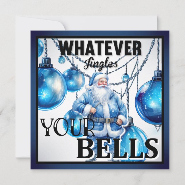 Funny Retro-jul Julkort (Framsida)