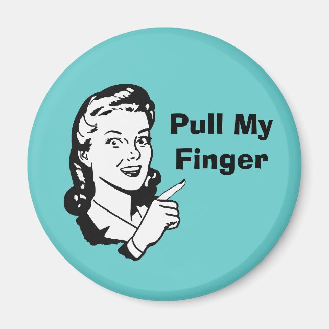 Funny Retro Magnet (Framsidan)