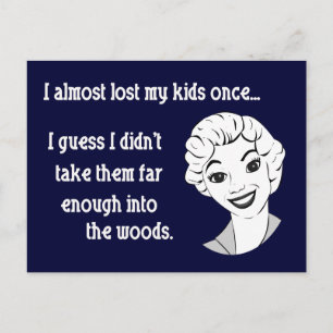 Funny Retro Mamma vykort