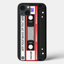 Funny Retro Music Cassette Tape Mönster