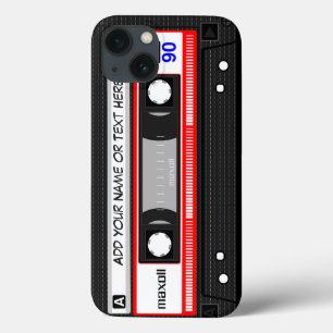 Funny Retro Music Cassette Tape Mönster