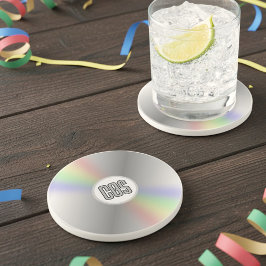 Funny Retro Music CD-DVD Monogram Y2K Underlägg