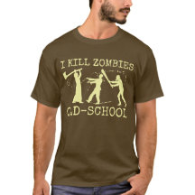 Funny Retro Old school Zombie Killer Hunter