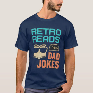 Funny Retro Pappa Jokes T-Shirt - Fars dag Gift