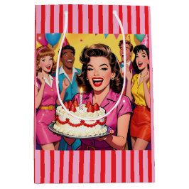 Funny Retro Pop Art Birthday Party Surprise
