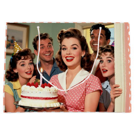 Funny Retro Pop Art Birthday Party Surprise