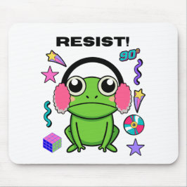 Funny Retro Resist Frog – Vintage 90s Rebellion Fr Musmatta