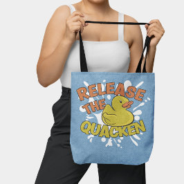 Funny Retro Rubber Anka Animal Pun Tygkasse