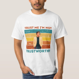 Funny Retro T-Shirt för manar - humor citattecken