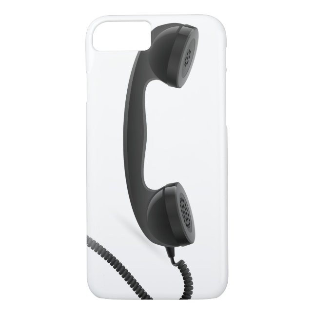 Funny Retro-telefonhanddator Case-Mate iPhone Skal (Baksida)
