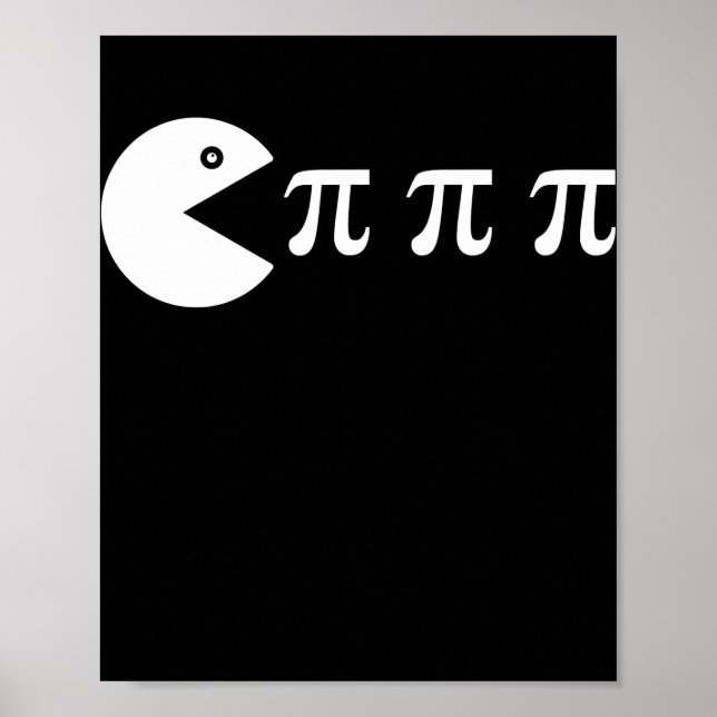 Funny retro-videospel PI Day Math Teacher Poster (Framsidan)