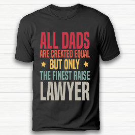 Funny Retro Vintage Lawyer Pappa Pension Black T Shirt