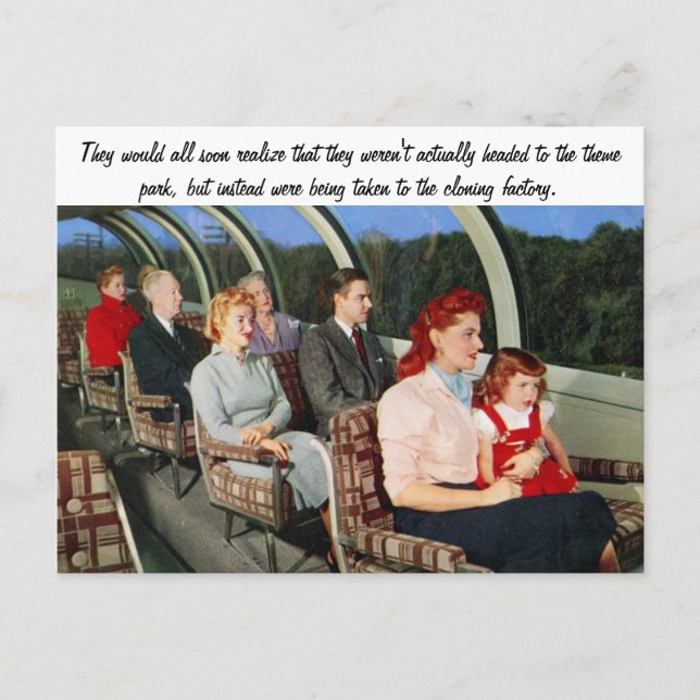 Funny Retro Vykort (Framsida)