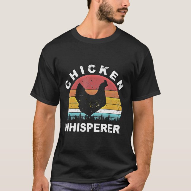 Funny-Retro-Whisperer-Farmer T Shirt (Framsida)