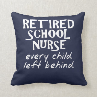Funny Retrött School Nurse Kudde