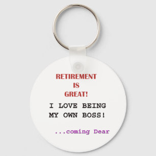 Funny Retrött Slogan Nyckelring