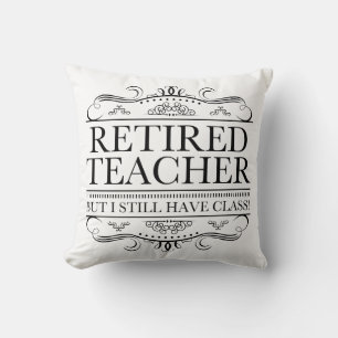 Funny Retrött Teacher Kudde