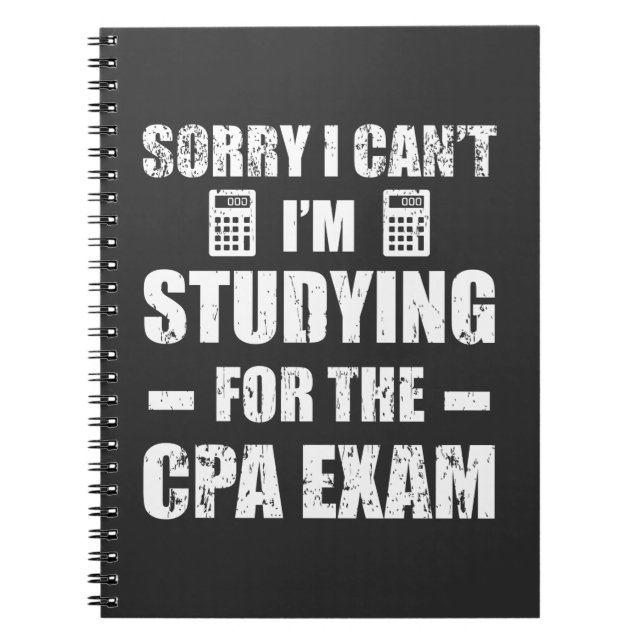 Funny revisor CPA Exam Study Accounting Anteckningsbok (Framsidan)