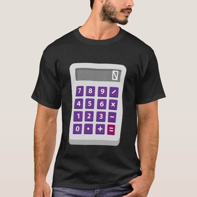 Funny revisor Halloween Costume Outfit Math Cal T Shirt (Framsida)