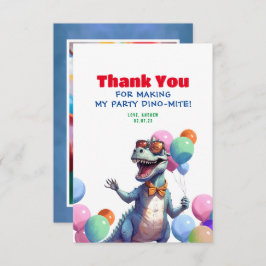 Funny Rex Dinosaur Birthday Tack Photo