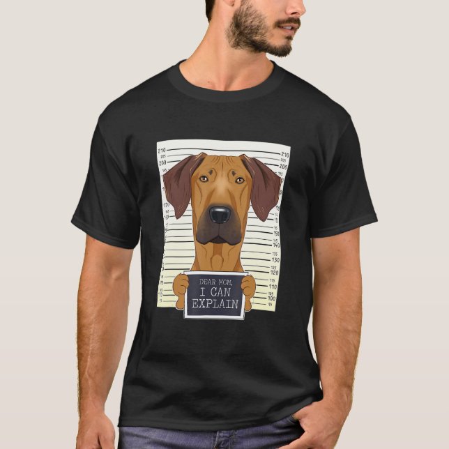 Funny Rhodesian Ridgeback Mamma I Rhodesian Ridgeb T Shirt (Framsida)