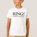 Funny Ring Bearer Anpassade Bröllopsfest Shirt Tröja<br><div class="desc">Den här bröllopsfesten har ring t-shirt en lekfull känsla för det,  som det står i texten: "Yup,  jag är Ring Bearer." Men du kan naturligtvis vara mer formell och säga att jag är Ring Bearer eller spelar ingen roll annan känner höger.</div>