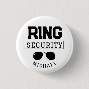 Funny Ring Security Wedding Favor Kid Knapp