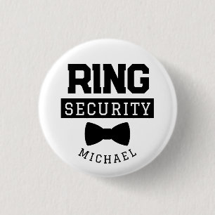 Funny Ring Security Wedding Favor Kid Knapp
