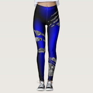 Funny Robot Girl Leggings Halloween Costume Byxor