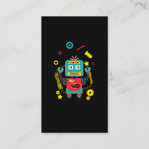 Funny Robot Juggling Verktyg Robots Visitkort