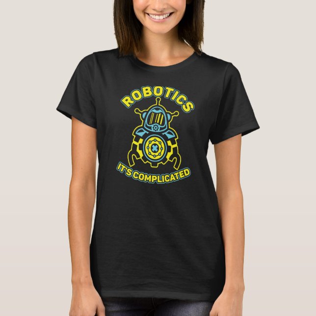 Funny Robots - Artificial Intelligence Ai Robotics T Shirt (Framsida)