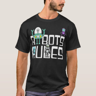 Funny Robots Regler Science Cyber Robo Robotics Lo T Shirt