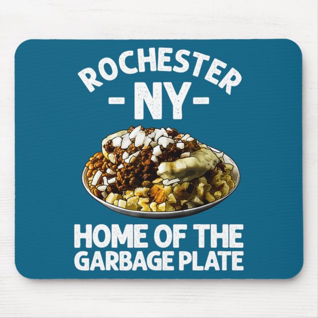 Funny Rochester Ny Garbage Plate Gift Cool New Yor Musmatta (Framsidan)