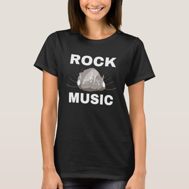 Funny Rock musik Pun Sarkastic Memous for Sten T Shirt (Framsida)