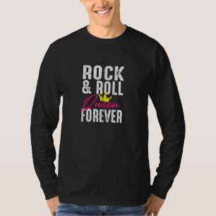 Funny Rock N Roll Queen Concert for Women Dam T Shirt