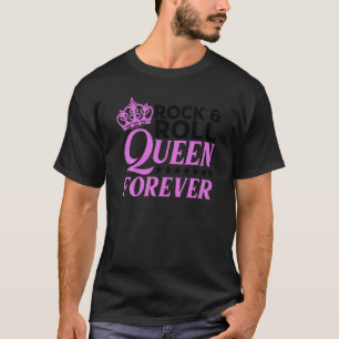 Funny Rock N Roll Queen Concert for Women Dam T Shirt