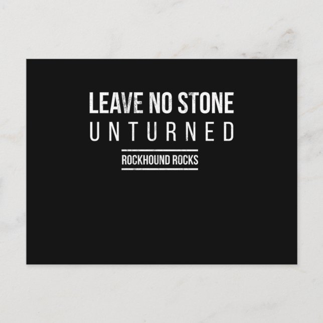 Funny Rockhounds Rockhounding Rock Hound Idiom Gif Vykort (Framsida)