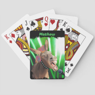 Funny Rockstar Donkey Casinokort