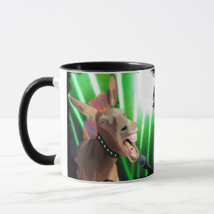 Funny Rockstar Donkey Mugg