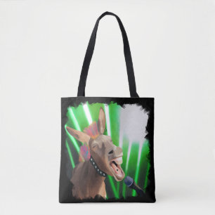 Funny Rockstar Donkey Tygkasse