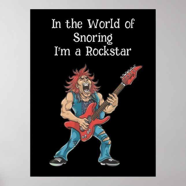 Funny Rockstar Poster (Framsidan)