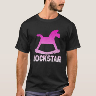 Funny Rockstar Rocking Horse Pullover Hoodie T Shirt