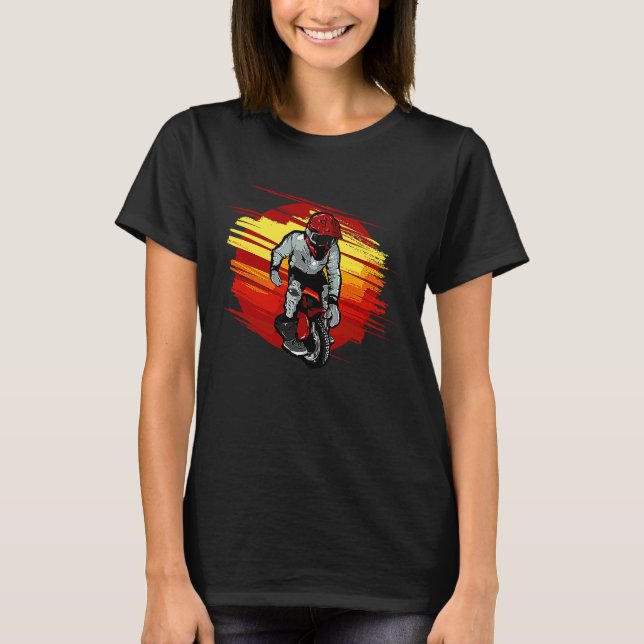 Funny röd Unicle T Shirt (Framsida)