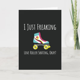 Funny Roller Skating Cards Skate Skater Humor Kort