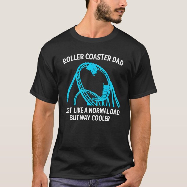 Funny Roller Underlägg formgivning för Pappa Manar T Shirt (Framsida)
