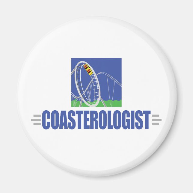 Funny Roller Underlägg Magnet (Framsidan)