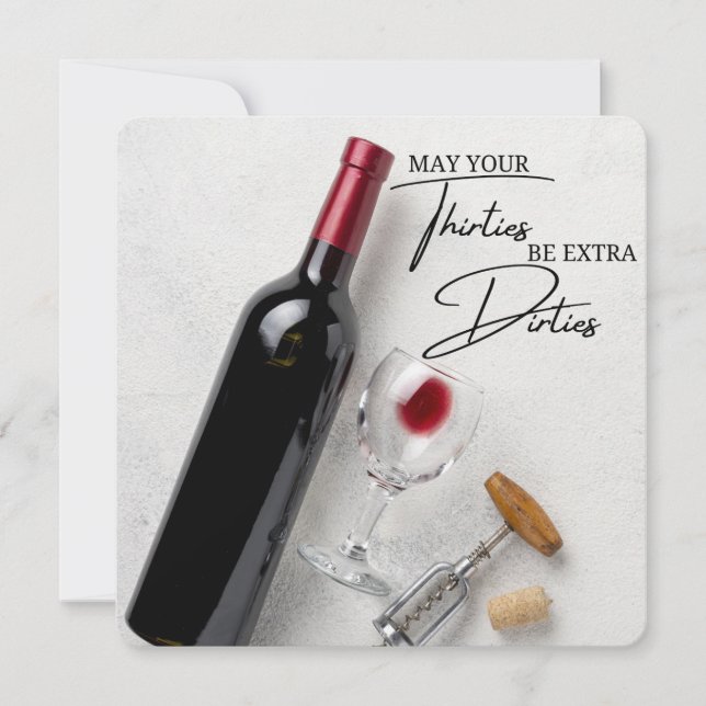 FUNNY ROMANTIC GREETARD FOR 30ÅRS FÖDELSEDAG (Framsida)